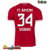 Camisa de Futebol Bayern Munich Ismael Saibari #34 Equipamento Principal 2026-27 Manga Curta